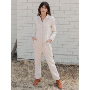 Tradlands Guide Coverall Utility Jumpsuit - Cream - Sz Large